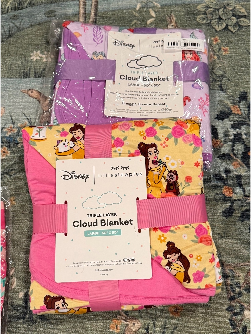 Bundle Only!! Little Sleepies Part of Her World & Belle Clouds
